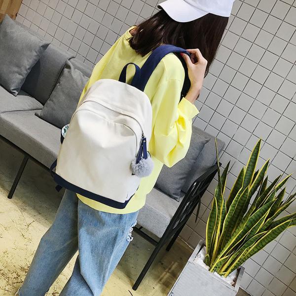 2018 high quality street tide brand fashion backpack Simple hundred lap school bags