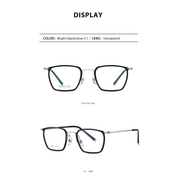 Простота металла стекел титана ацетата объектива AC для людей