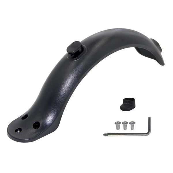 Black Xiaomi Scooter Mudguard Customized E Scooter Rear Fender