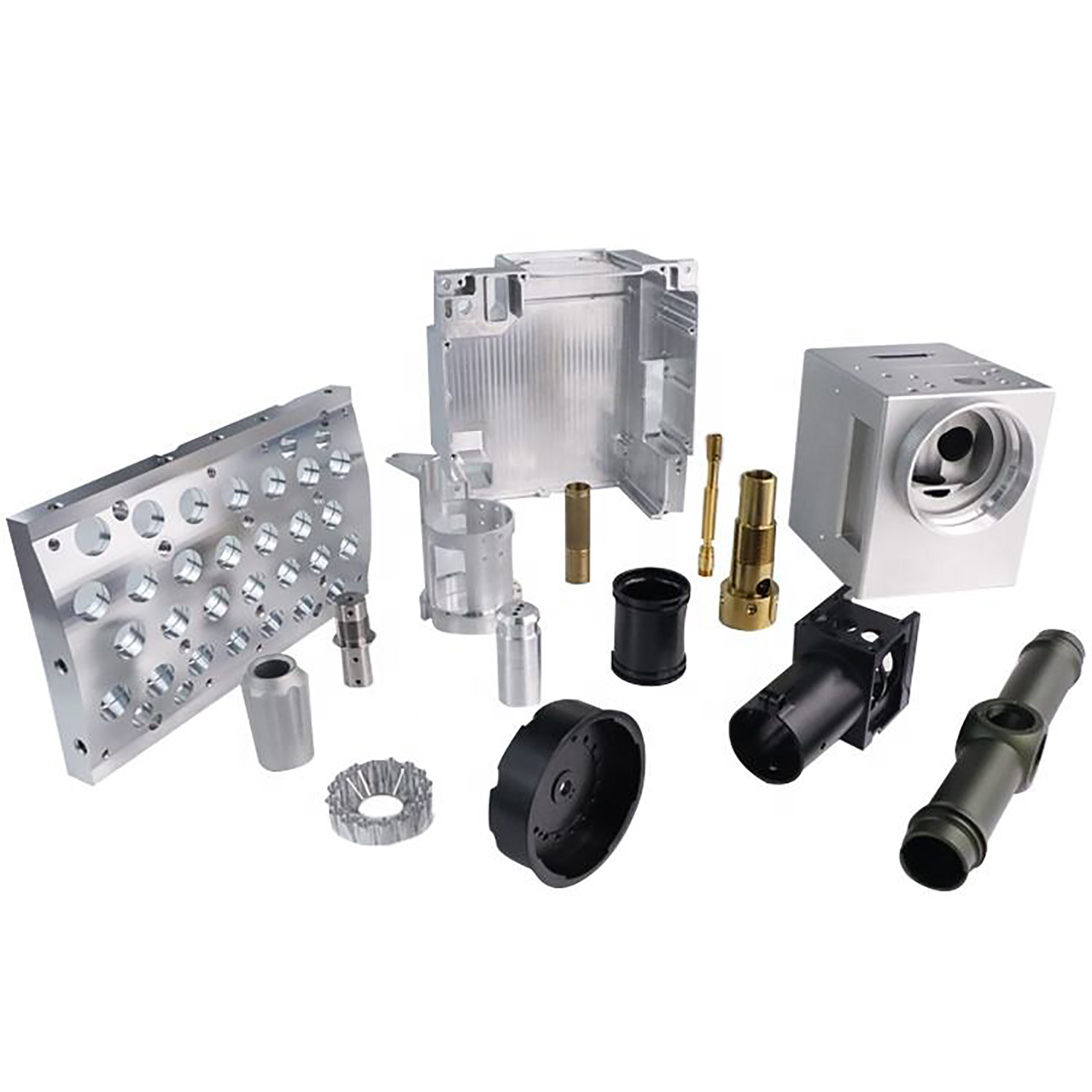 CNC коробки OEM алюминиевый подвергал обслуживание механической обработке CNC металла частей подвергая механической обработке