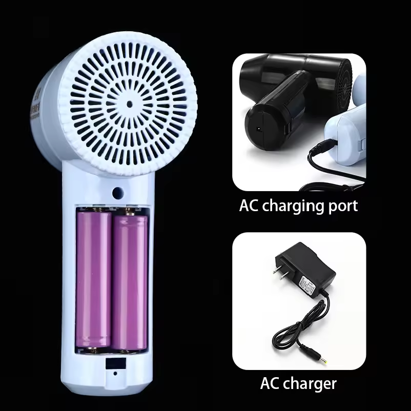 Constant Temp Hair Dryer Long Battery Life Cordless Rechargeable USB Charging