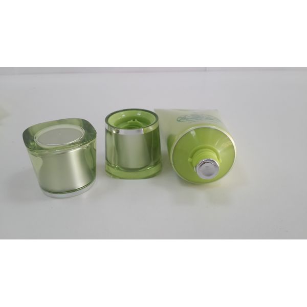 Tubo de plástico cosmético laminado com barreira de alumínio para embalagens resistentes a produtos químicos para loções corporais