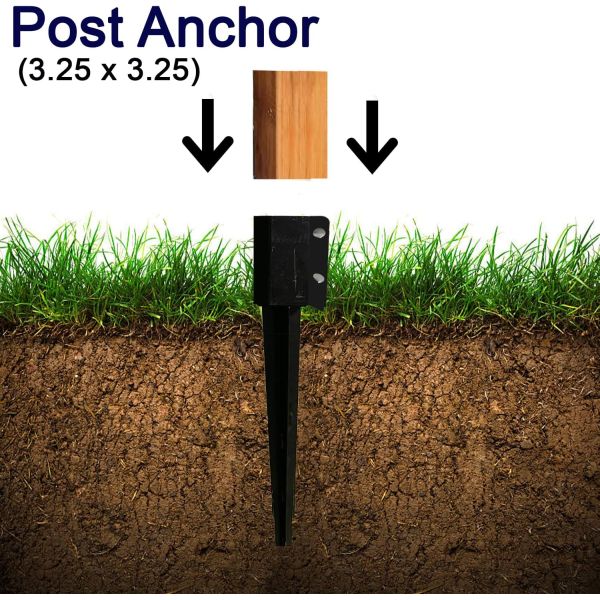 4x4 Post Base Brackets Идеально подходит для почтовых ящиков