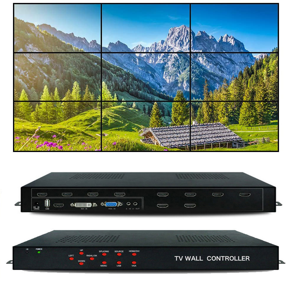 Процессор стены регулятора HDMI стены ТВ hdmi 3x3 2x3 LCD Multi формата самый лучший видео- видео-