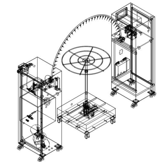 Overall IPX1-IPX9K Waterproof Test Chamber , Simultaneous Environmental Testing Machine