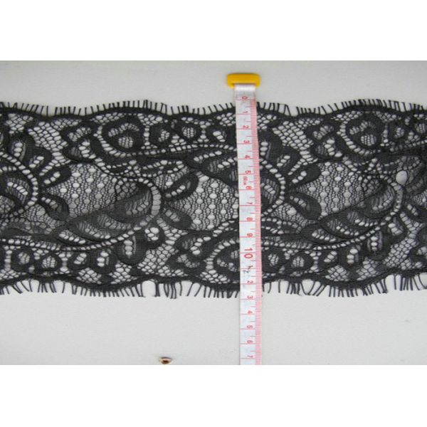 White Eyelash Lace Trim , OEM / ODM Custom Offer CY-HB0230