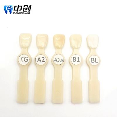 Restauração Dental Cor do Dente Kit de Cor Composto Alta Força Cura Leve Resina Fluível Composta