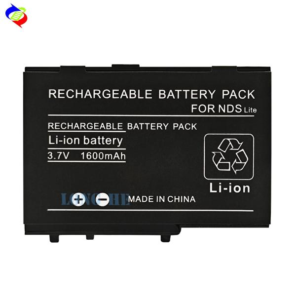 Pacote de bateria recarregável de íons de lítio com proteção de IC duplo de grau AAA para Nintendo DS Lite