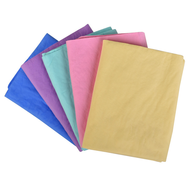 Rectangle Shape 43x32cm 100% PVA Chamois Towel For Pet Cleaning Dog Cats Washing
