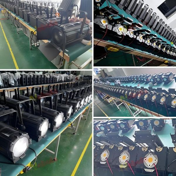 300W LED Fresnel Light Stage Lighting Spot LED Studio Theater Light DMX