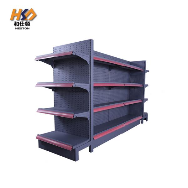 400kg 90CM Supermarket Shelf Rack Heavy Duty Steel Storage Shelves OEM