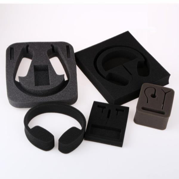 Lightweight Recyclable EPE Foam Box , Black High Density Foam Molding