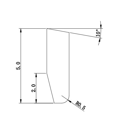 Metal Cermet Carbide Insert Solid Carbide Tips SC10 SC20 SC30 SC50