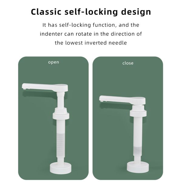 Насос для распределения соуса Насос для распределения кетчупа Насос для распределения кетчупа Пищевой класс лаборатории TUV 43-400 гладкое закрытие 10cc 15cc 20cc 30cc