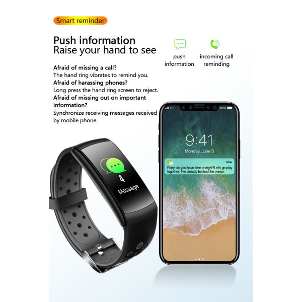 Касание Q8L BK3431Q пункта делает умный контроль водостойким сна диапазона