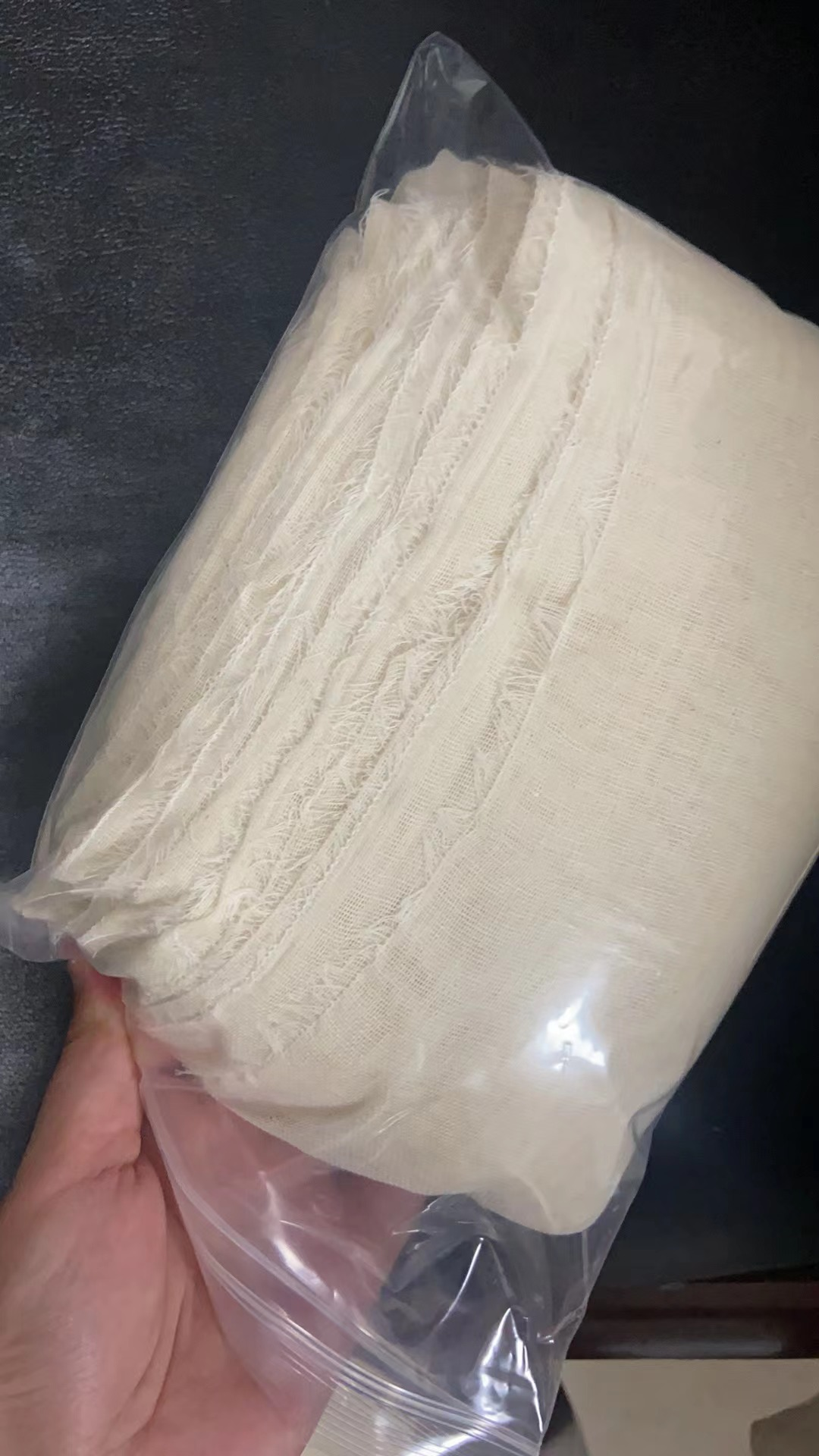 Нетканая ткань для удаления пыли Чистая хлопчатобумажная резьба Чистка резьба