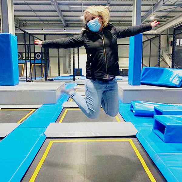 Kids Playground Equipment Children's Trampoline For Safe Outdoor Toys In Commercial Indoor Play Structures