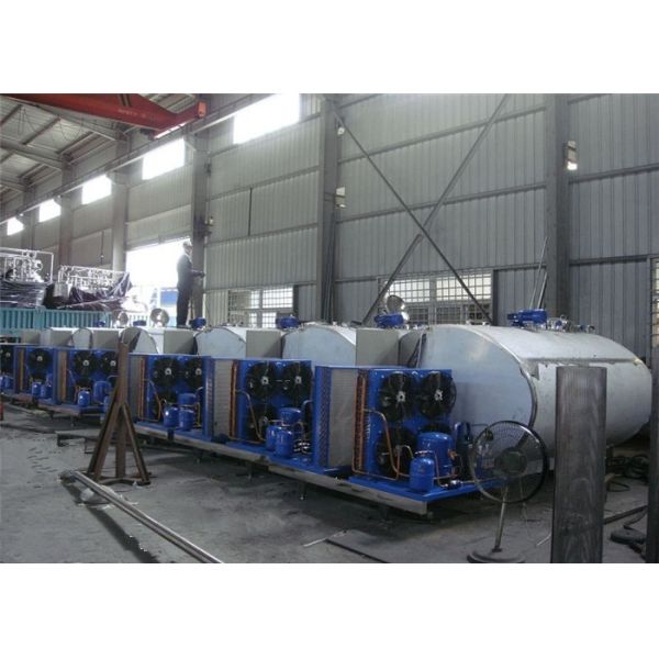 Professional Dairy Milking Equipment , Milk Cooling Plant OEM Available