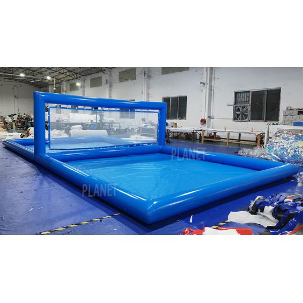 Durable Water Fun Inflatable Volleyball Court Tennis Pool For Party