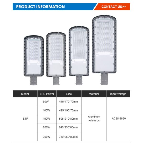 Алюминиевый высокояркий светодиодный уличный фонарь IP66 водонепроницаемый для дорог