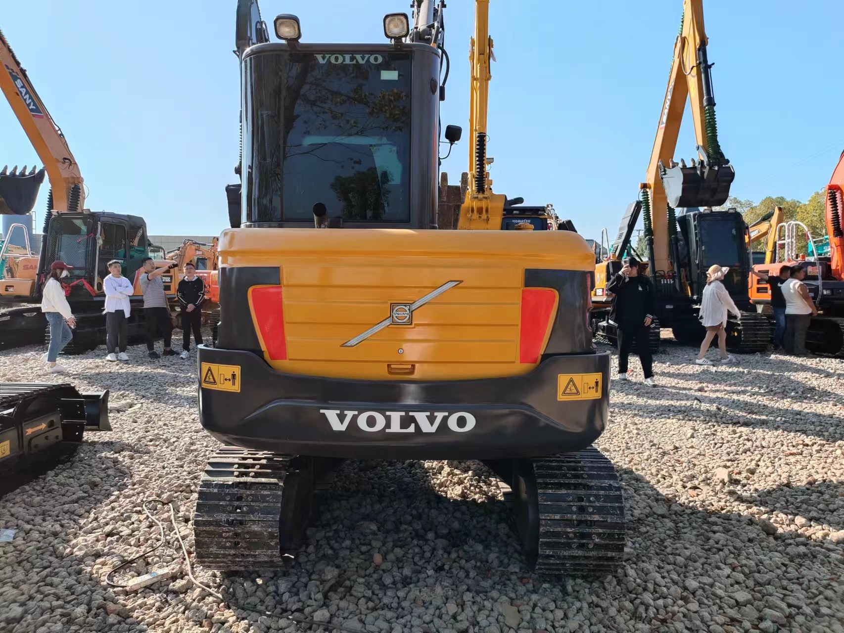 Использованный гидравлический экскаватор Volvo EC60D с емкостью 0.32 м3