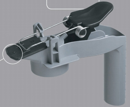 0.45mm Thick Plastics Die Cut PTFE Skate In Paint Mixing Equipment And Obturateur