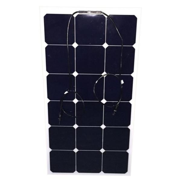 ETFE Film Flexible PV Solar Panels , Small Size 60W Yacht Solar Panels