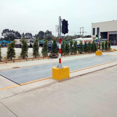 Concrete Foundaction Digital Truck Scale Weighbridge , Electronic Weighbridge 60 Ton