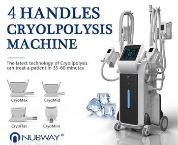 2018 última máquina de forma fresca Cryolipolysis pérdida de grasa máquina de congelación grasa Cryolipolysis alemania