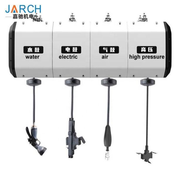 Wall Mounted Auto Retractable Electric Cord Reel Combination Box Drums For Car Washing