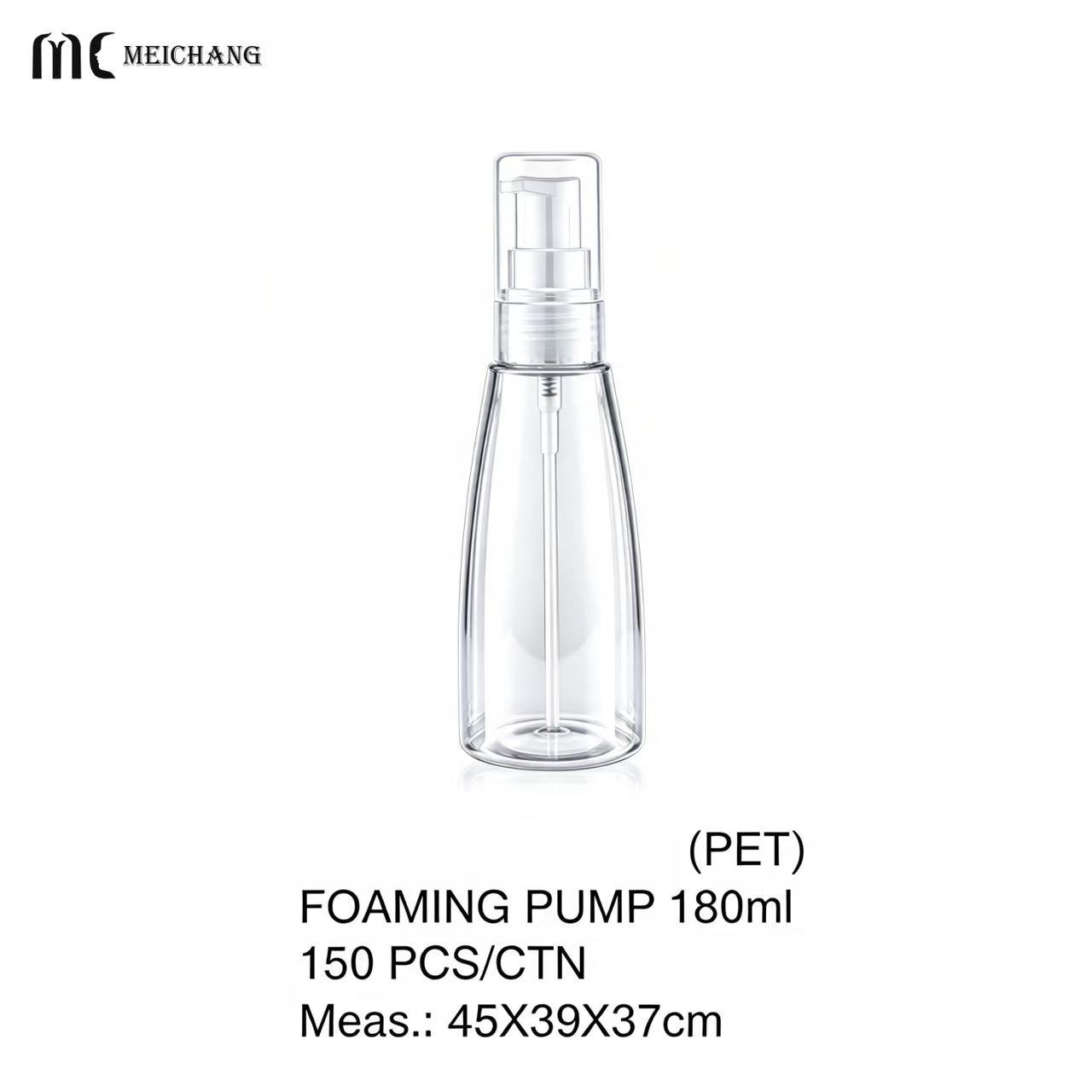 180ml PET Foaming Pump Bottle for Personal Care Packaging(MC-1809)