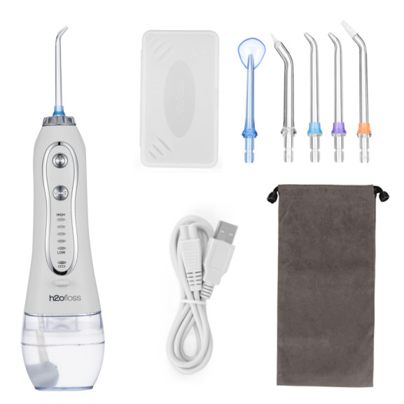 ABS Water Jet Teeth Cleaner 3-5h Charging Time Teeth Floss Machine With Multimodes