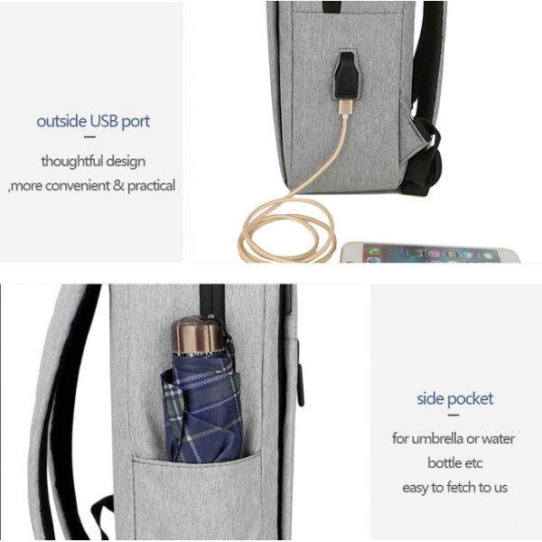 Custom Travel Laptop Backpack , Slim Durable Business Laptop Bag