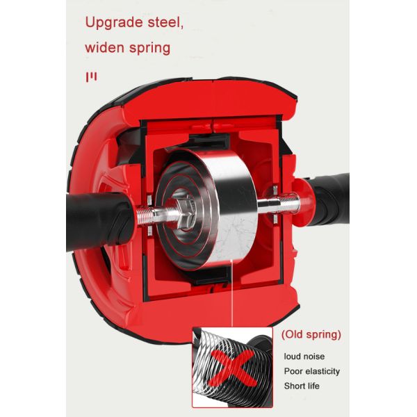 Безшумный сверхмощный ролик Ab расширить подбрюшную тренировку талии колеса ролика живота