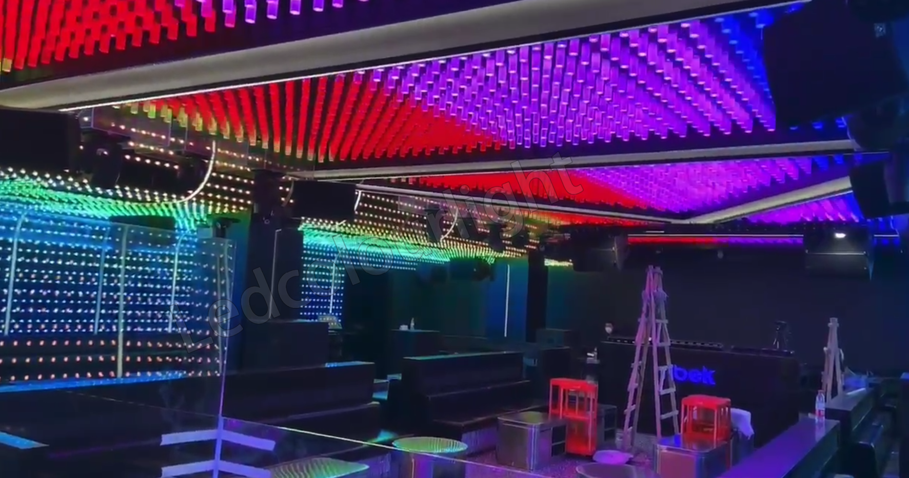 LED Pixel RGB DMX Column Light Stage Events Decorative Lighting for Clubs Bars