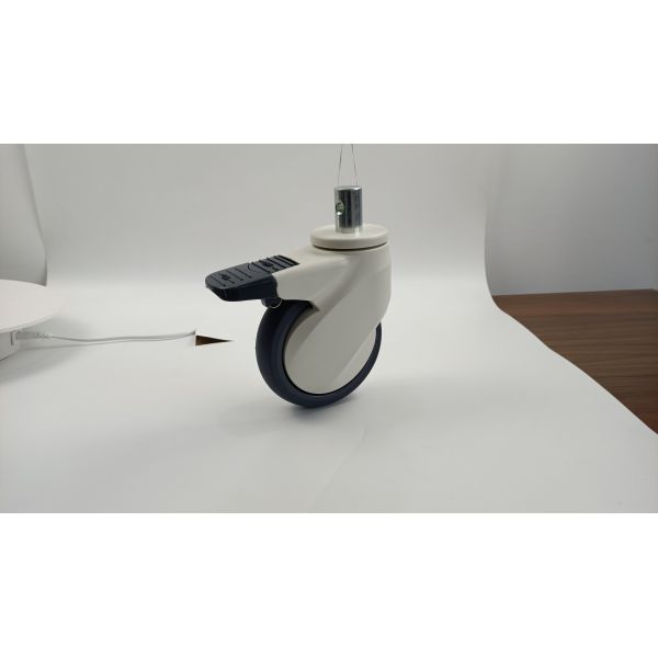 Рицинус больничной койки ABS TPR катит 4 стержень потока дюйма 100mm /5