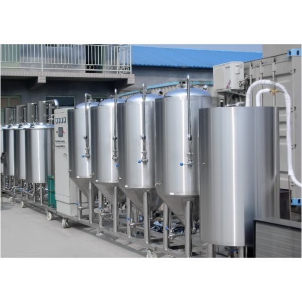 Customized 2000L Microbrewery Equipment Steam Heating Large Brew Kettle SS304
