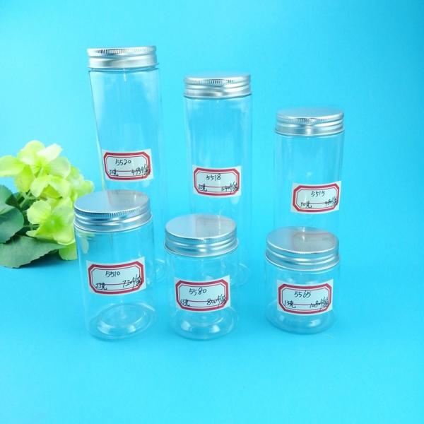 frascos plásticos do tampão de parafuso do diâmetro 130ml 690ml de 5.5cm