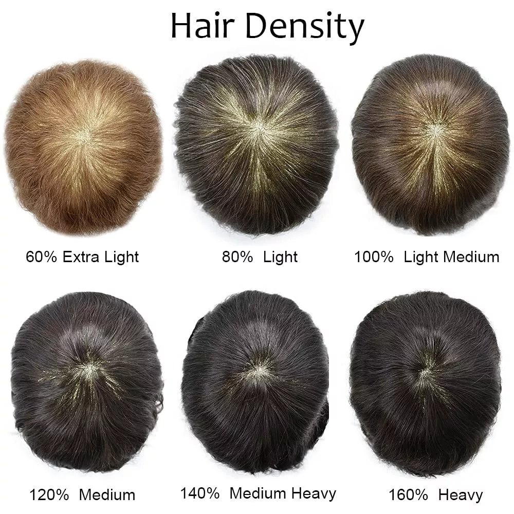 NG Thickness 02-03 mm Super Thin and Light Poly for Men,90% density  Natural Virgin Hair ,wholesale Hair Replacement for men