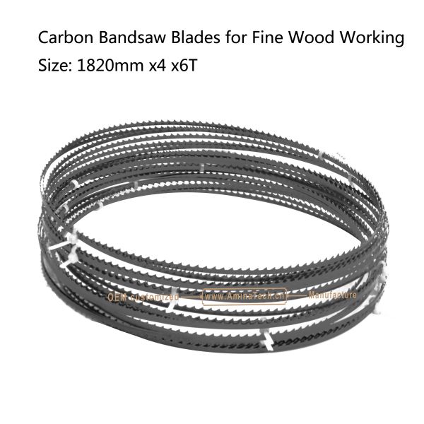 Carbon Bandsaw Blades for Fine Wood Working  Size: 1820mm x4x6T