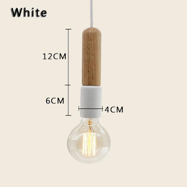 Nordic Lamp Wood LED Pendant Lights Kitchen Home Decor mini pendant lamp(WH-AP-595)