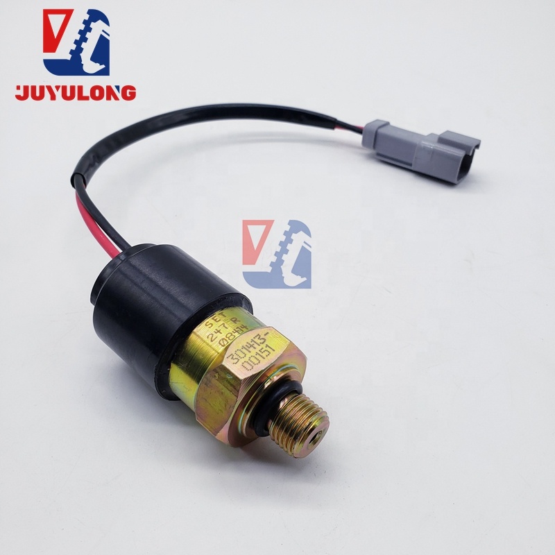 JUYULONG for Pressure Switch Sensor 301413-00151 for Doosan Excavator DX150 DX225 Construction Machinery Parts