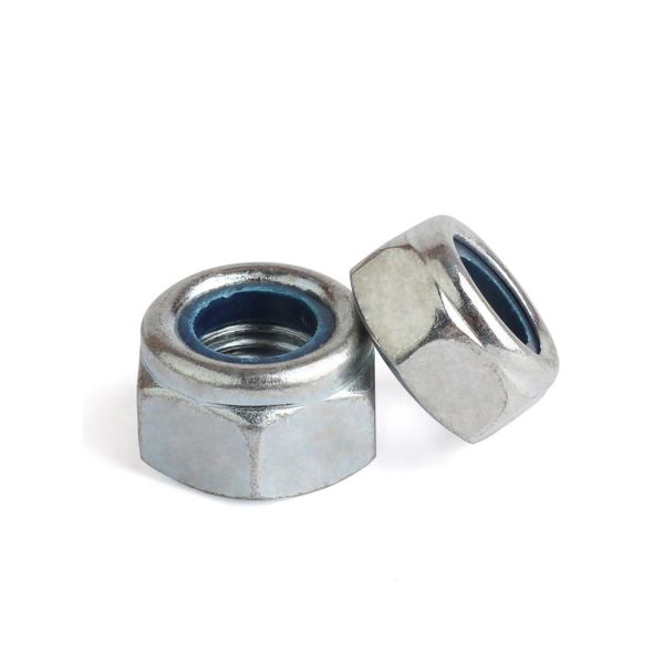 Carbon steel Nylon Insert Hex Lock Nuts, Metric Inserted Locknut, Self-Locking