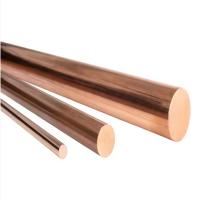 ASTM B187 Barre ronde de cuivre haute conductivité 99,9% Barre de cuivre pur