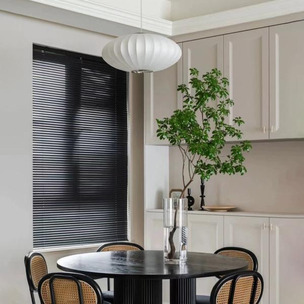 Wabi Sabi Style Pendant Lights Creative Japanese Vintage Silk Cloth Chandelier for Dining Room and Bedroom	Modern Pendant Light