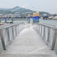 Customized Aluminum alloy 6061 Gangway With UHMW Rollers For Marina boat Floating Dock Pontoon