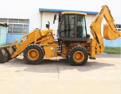 carregador de 3 toneladas do Backhoe do motor 1m3 4X4 de 100HP Yuchai