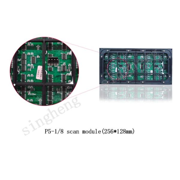 5mm Pixel Pitch Mobile Trailer LED Display Iron Cabinet Materials Logo Printed