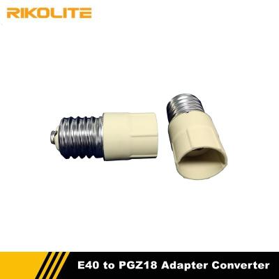 E39 E40 aos acessórios cerâmicos do dispositivo elétrico de iluminação do adaptador da lâmpada de PGZ18 PGZX18