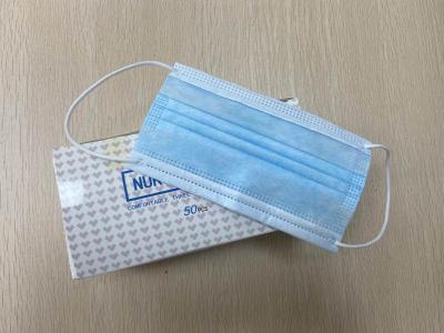 Highly Reliable Disposable Breathing Mask Three Layers Of Filtration CE / FDA